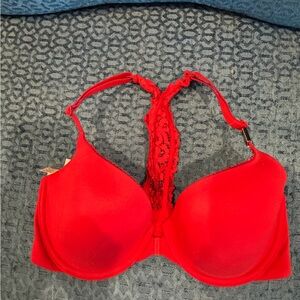 Victoria’s Secret Red Lace Racerback Bra